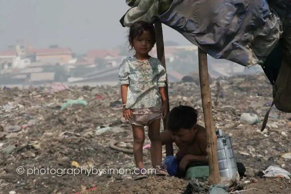 Cambodian Rubbish Dump Girl Exlcusive travel print