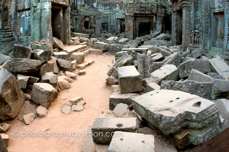 Ta Prohm Interior, Siem Reap, Cambodia Exlcusive travel print