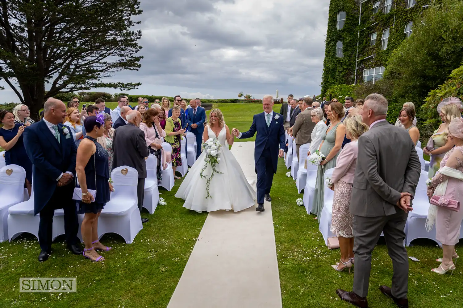 Weddings in Cornwall at the Carlyon Bay Hotel