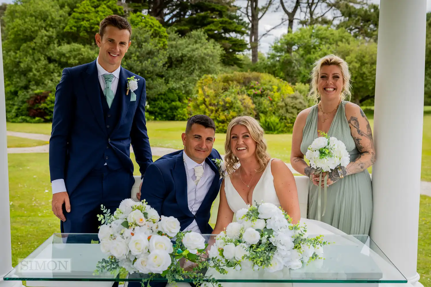 Weddings in Cornwall at the Carlyon Bay Hotel