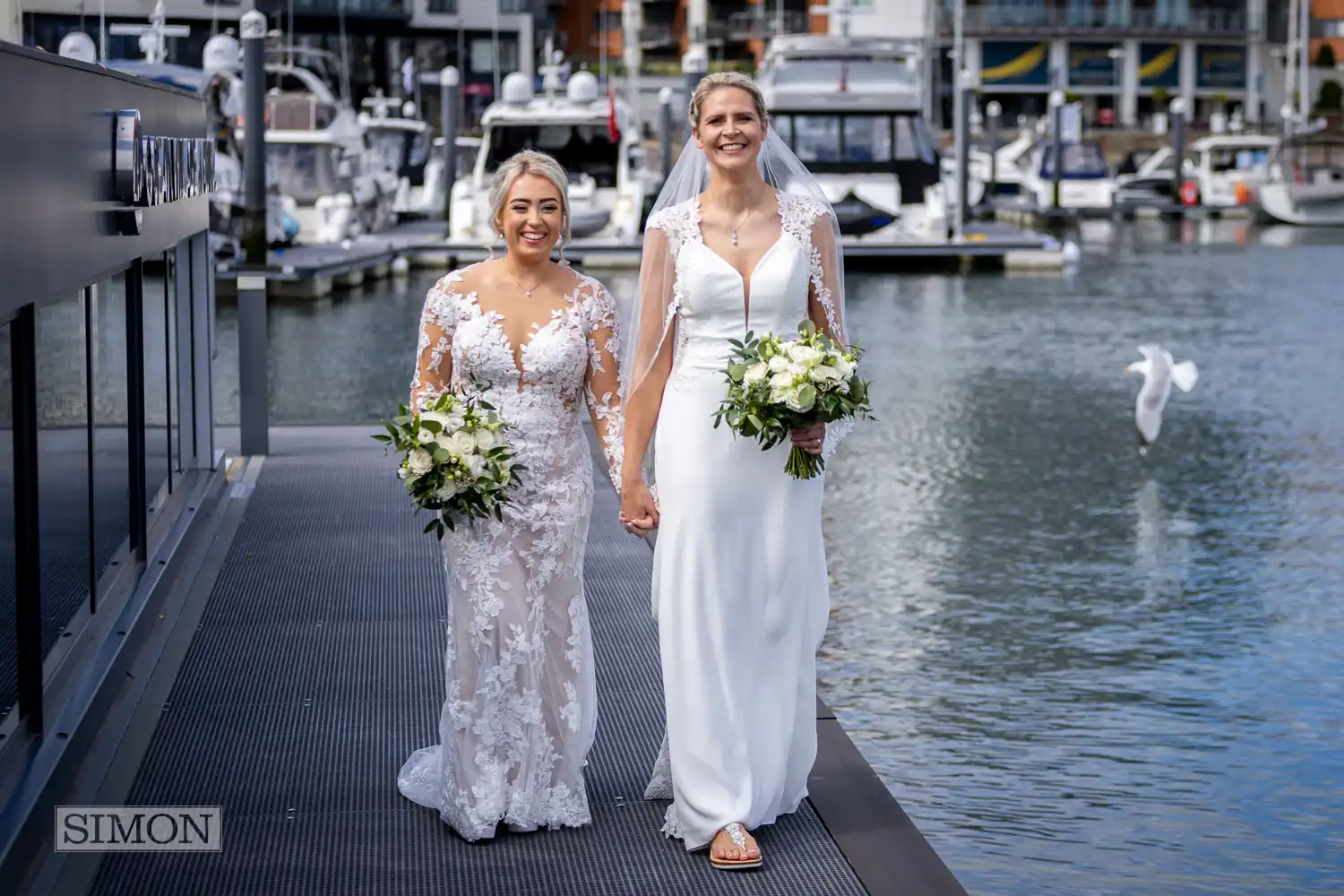 Chloe and Chelsey’s Unforgettable Wedding at Southampton Harbour Hotel